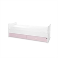 Bed TREND PLUS NEW white+orchid pink /teenage bed/